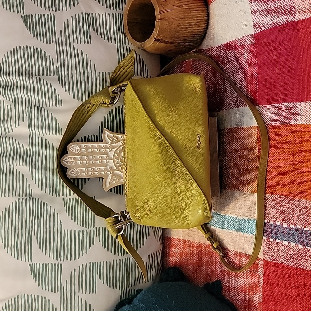 orYANY Lyon Leather Clutch